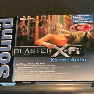 NIB Creative PCI Express Sound Blaster X-Fi Xtreme Audio Model SB1040EF